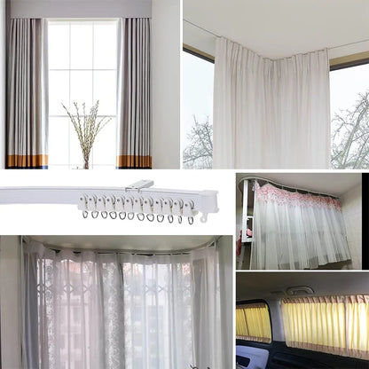Flexible Bendable Curtain Track 2-6M - Curved Rail - Shello's Creative Boutique