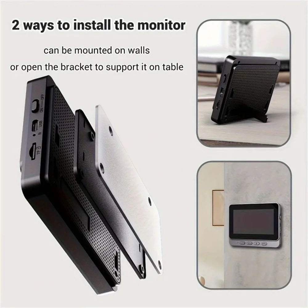 WiFi Video Doorbell Camera Bundle with HD Night Vision, Motion Detection & Cloud Storage