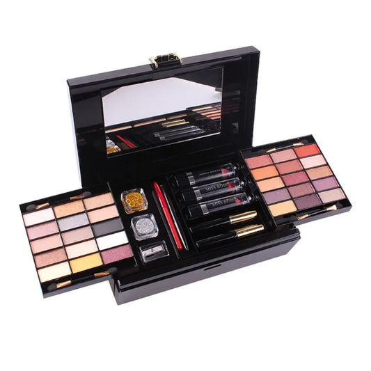 MISS ROSE Makeup Set Box Professional Eyeshadow Lip Gloss Stick Foundation Blush Powder Makeup Kit Maquiagem Cosmetics - Shello's Creative Boutique