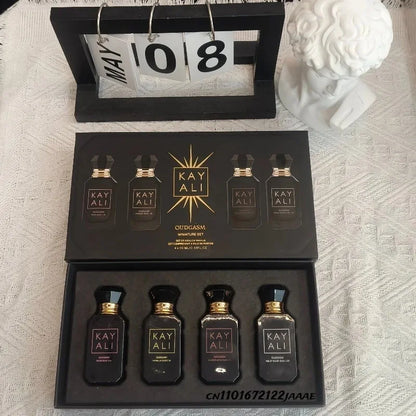 KAYALI 4x10ml Unisex Eau De Parfum Set Long Lasting Floral Fruity Musk Vanilla Royale Mini Travel Perfume Collection - Shello's Creative Boutique