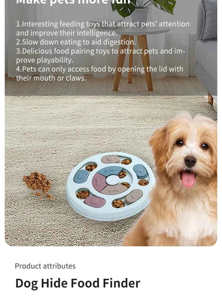 Pet Feeder Dog Educational Toys Increase Puppy Intellectual Food Dispenser Interactive Educational Feeding Toys