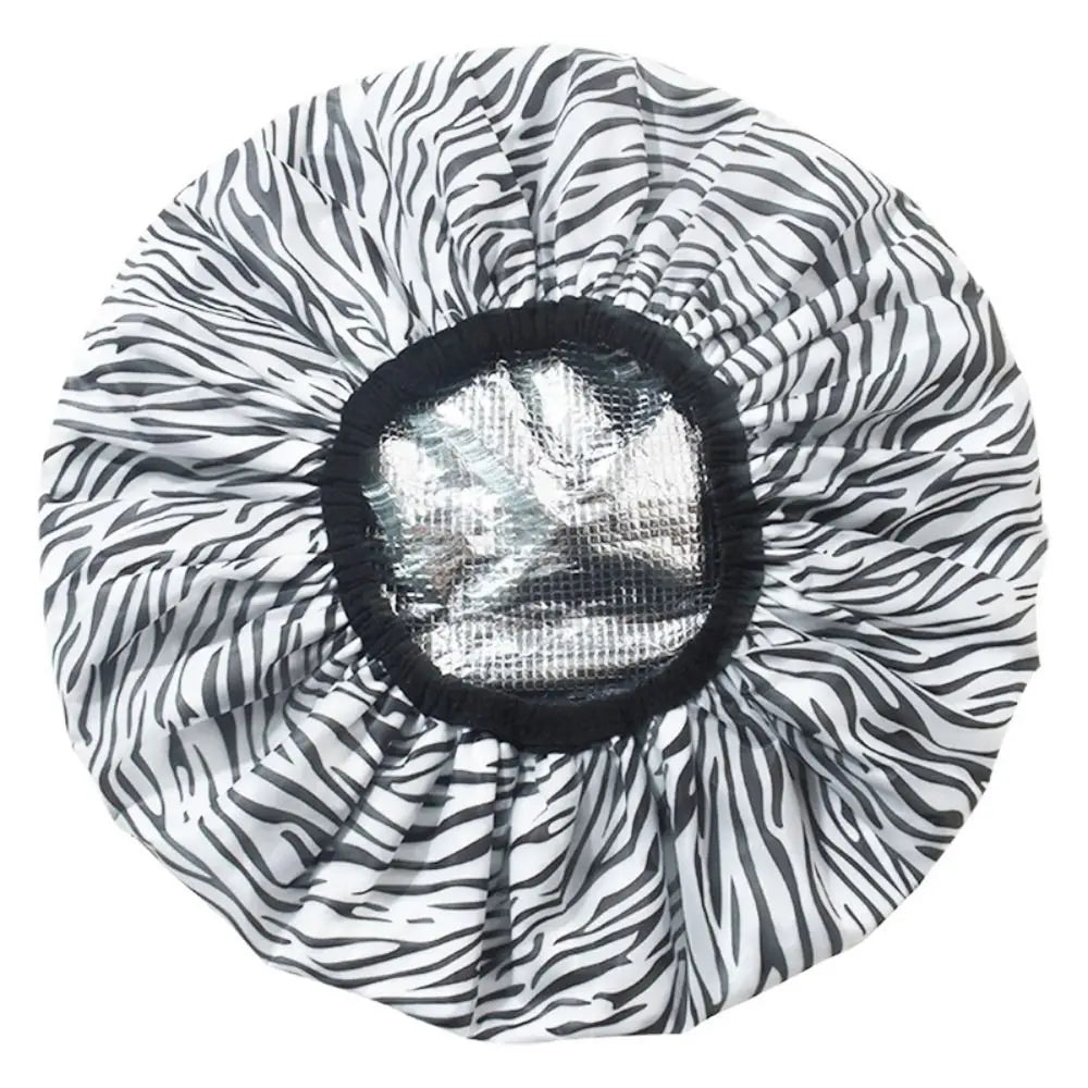 Self-Heating Steam Hair Mask Cap – Tin Foil Shower Cap for Deep Conditioning & Hair Treatment