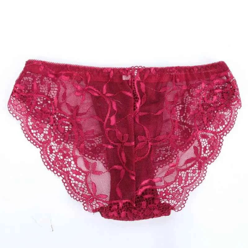 Women Sexy Lace Bra 2Pcs/Sets Fashion Thin Breathable Bra Push-up Underwear Underpants Female Embroidered Hollowed Lace Bra Set