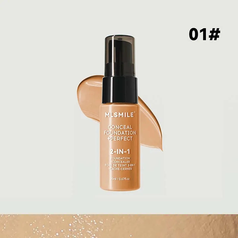 Face Foundation Cream Oil-Control Matte BBCream Waterproof Lasting Concealer Liquid Full Coverage Matte Base Professional Makeup - Shello's Creative Boutique