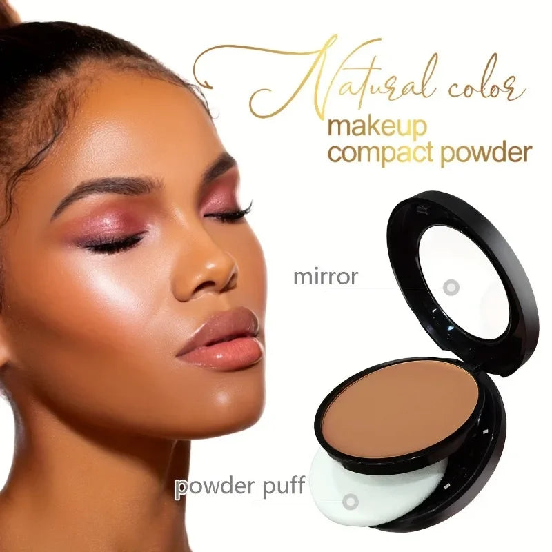 Sweat-Resistant Contouring Powder Palette - Matte Buildable Coverage for All Skin Tones Highlight & Shadow Makeup - Shello's Creative Boutique
