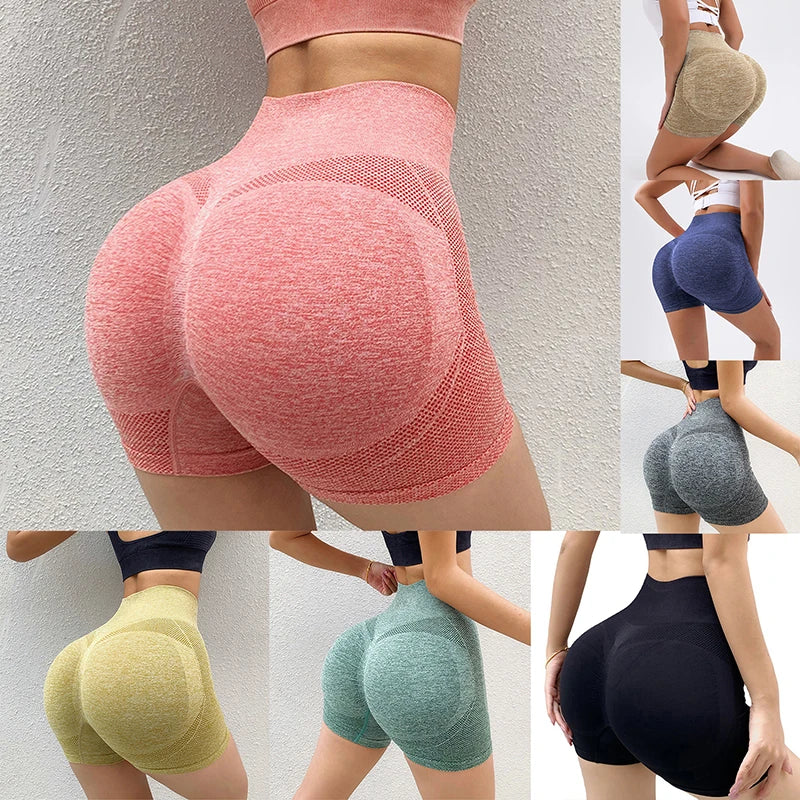 Women's High-Waisted Gym Shorts
