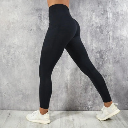 Women's High-Waisted Gym Leggings with Pockets