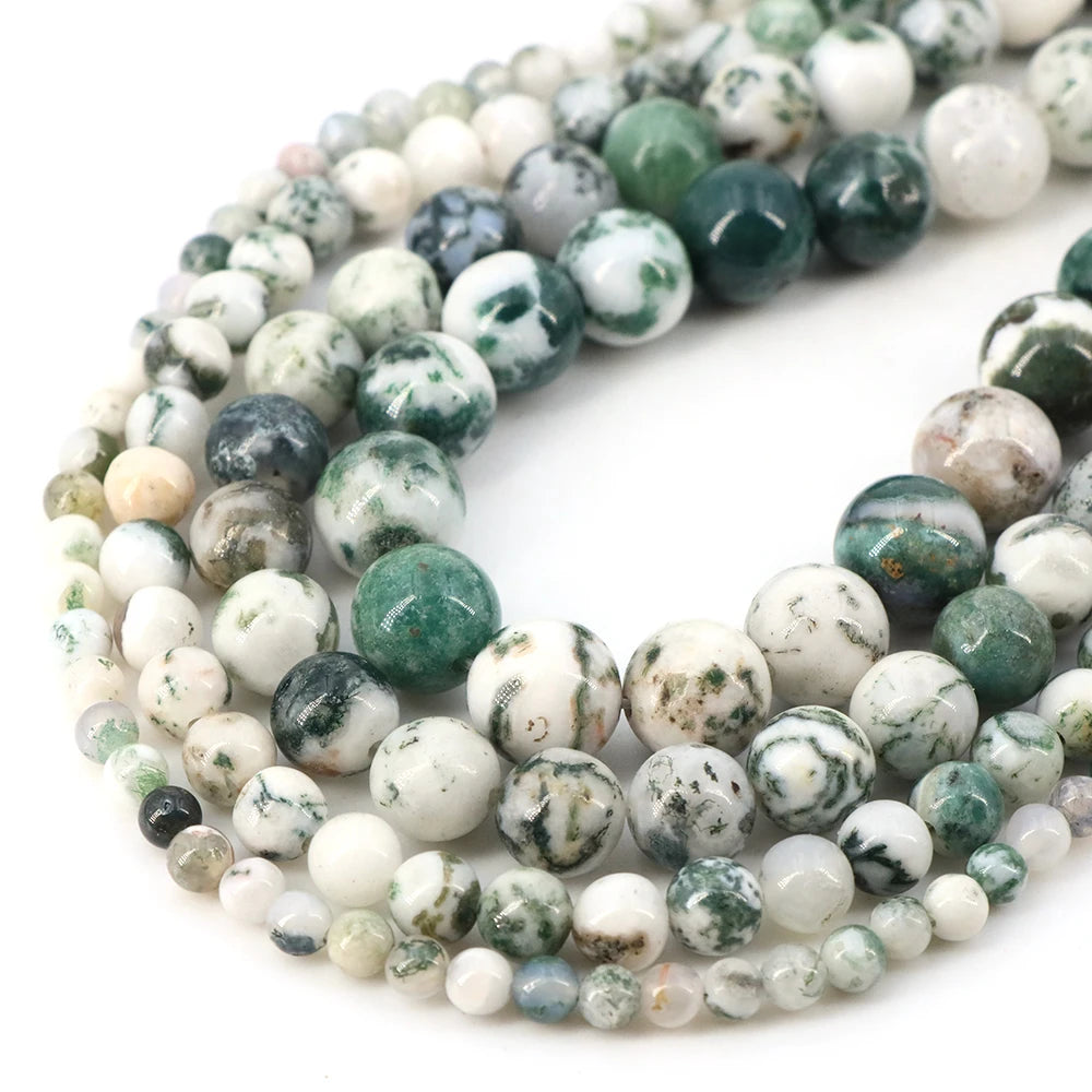 Natural Stone Beads for Jewellery Making – Blue Tiger Eye, Amethyst & Rose Quartz | 4/6/8/10mm