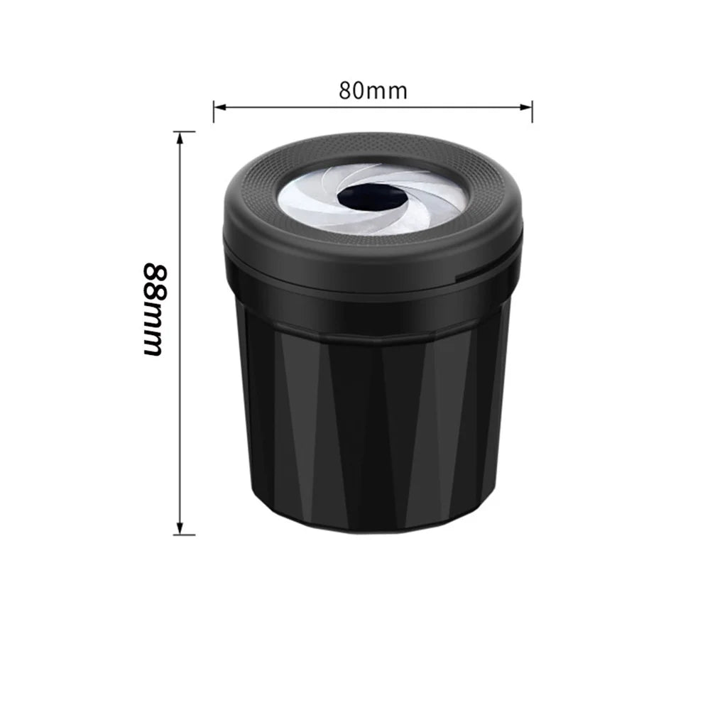 Rotating Car Ashtray With Lid – Fly-Proof Easy Clean Auto Ashtray