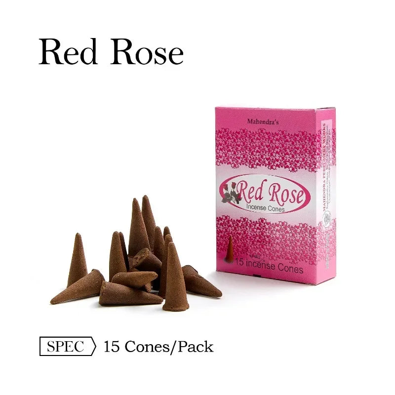 Sandalwood Tower Incense Cones - 15 Handmade Natural Cones