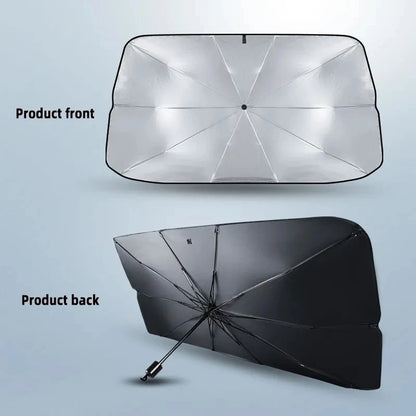 Foldable Car Windshield Sunshade Parasol – Heat Insulation Front Sun Shade for Summer