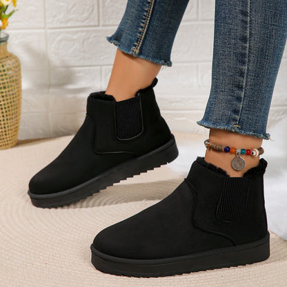 Winter Snow Boots - Plush Warm Ankle Boots for Women - Shello's Creative Boutique