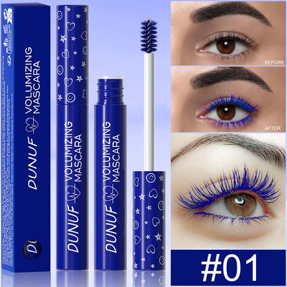Colorful Curling Mascara Waterproof Fast Drying Eyelashes Extension Multicolor Lashes Makeup Lasting Waterproof White Mascara - Shello's Creative Boutique