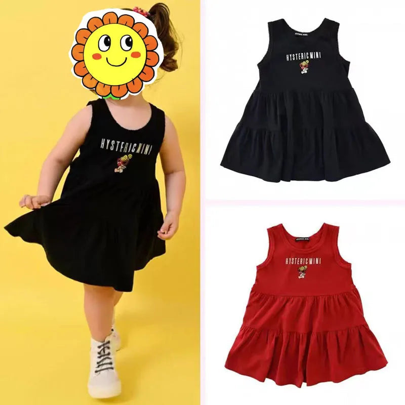 CiBYY Angel-Inspired Summer Couture Set – Sleeveless Embroidered Pacifier Print Dress for Unisex Toddlers Shello's Creative Boutique