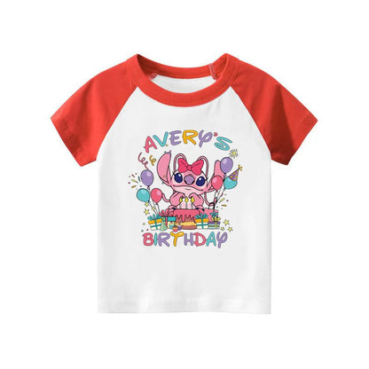 It's my birthday thermo-stickers for children Clothing patches Stitch vinyl stickers iron on transfer Shello's Creative Boutique