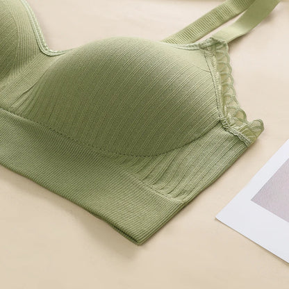Everyday Seamless Bra & Brief Set – Soft Ribbed Comfort by NoEnName_Null