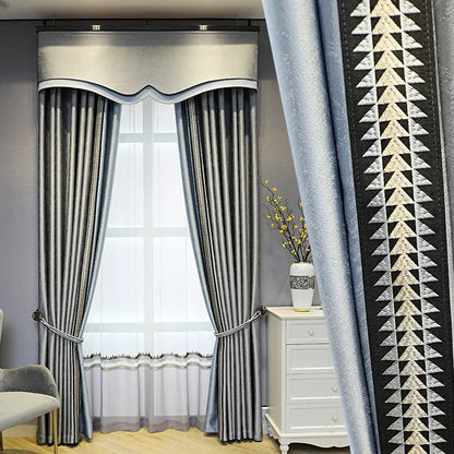 Modern High-End Curtains - Thickened High-Precision Blackout Drapes for Living Room & Bedroom - Shello's Creative Boutique