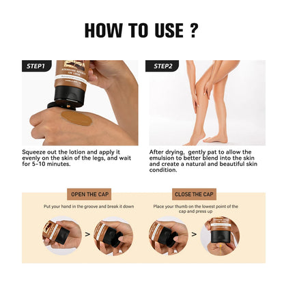 100ml Leg Makeup Long-lasting Waterproof And Anti-Transfer Concealer Even Skin Tone Wheat Tan Brown Liquid Foundation - Shello's Creative Boutique