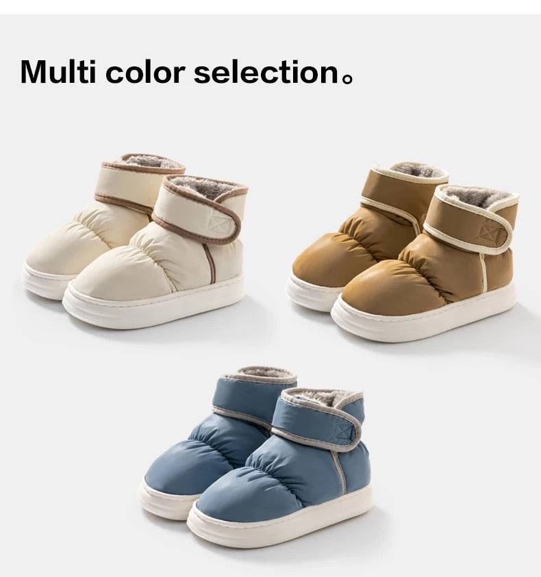 Unisex Winter Snow Boots - Waterproof Plush Anti-Slip Cotton Boots - Shello's Creative Boutique
