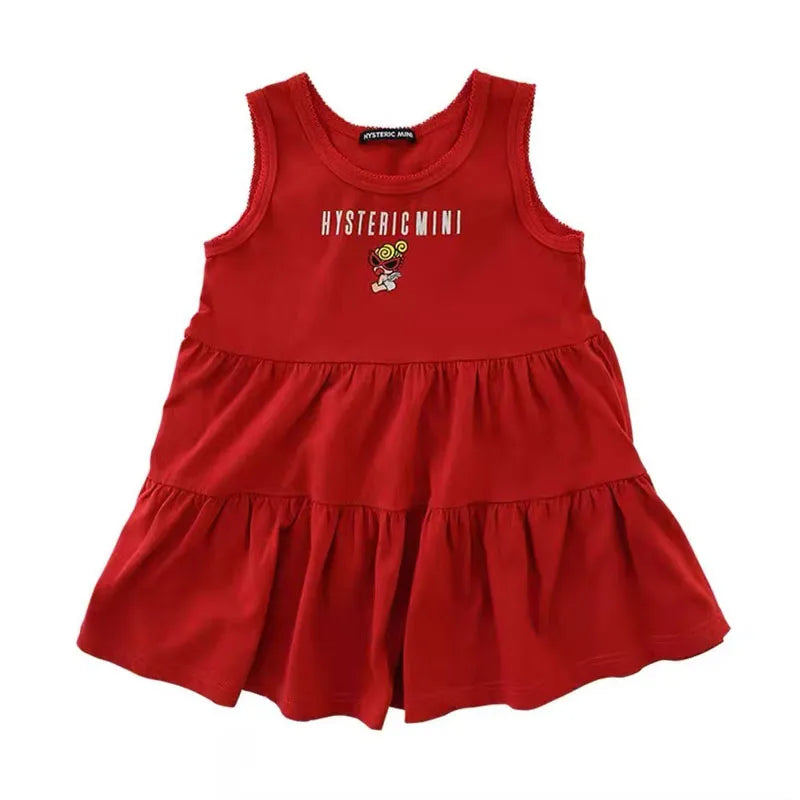 CiBYY Angel-Inspired Summer Couture Set – Sleeveless Embroidered Pacifier Print Dress for Unisex Toddlers Shello's Creative Boutique