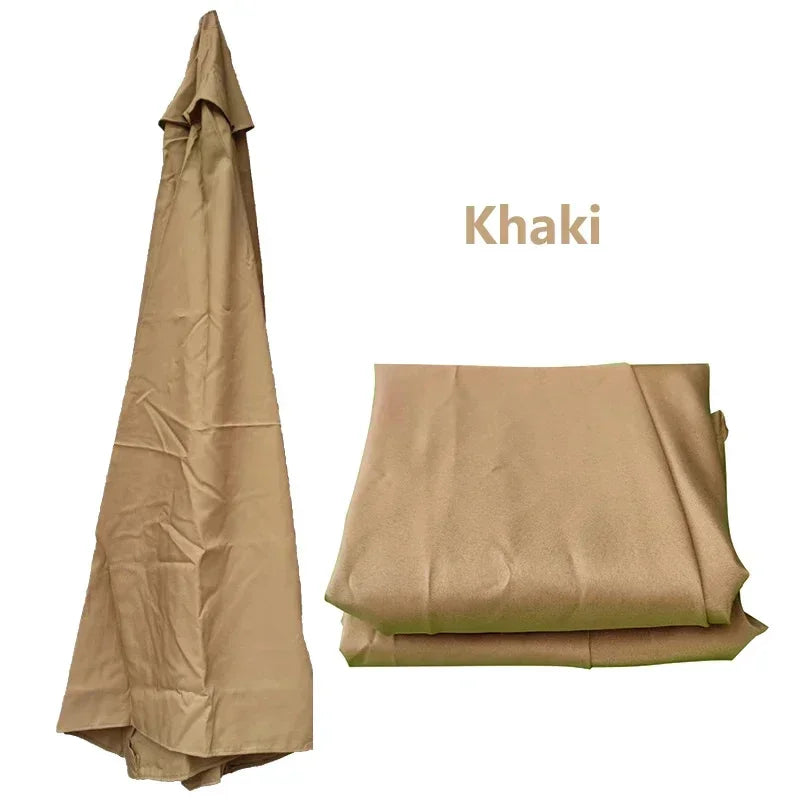 Replaceable Summer Parasol Top Cloth – Waterproof Anti-UV Canopy for 6 & 8 Rib Banana Umbrellas