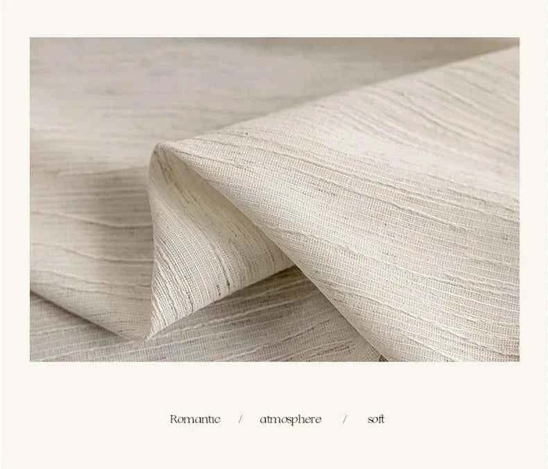 Luxurious Textured Thick Tulle Curtains - Insulated Sheer Drapes for Living Room & Bedroom