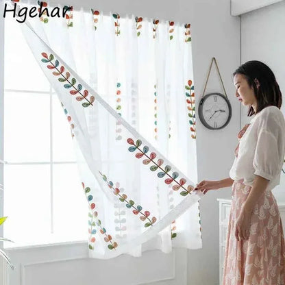 Punch-Free Window Curtains - Easy Install Sheer Drapes for Bedroom - Shello's Creative Boutique