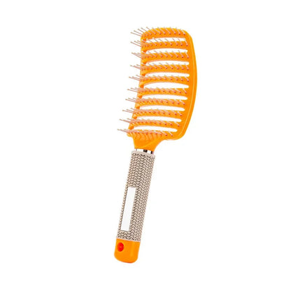 Detangling Hair Brush - Bristle & Nylon Scalp Massage Comb for Wet Curly Hair