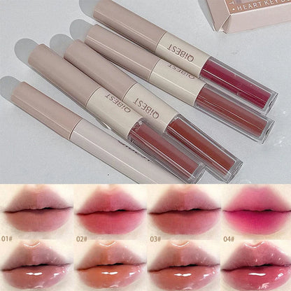 Makeup Gift Box Butterfly Bow Heart Limited Lipstick Powder Blush Eyeshadow Makeup Gift Box Set and Necklace Gifts for Women - Shello's Creative Boutique