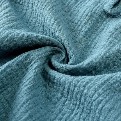 ELVESNEST Cotton-Linen Hooded Summer Set – Unisex Short Sleeve Top & Shorts Outfit for Kids Ages 2–7 - Shello's Creative Boutique