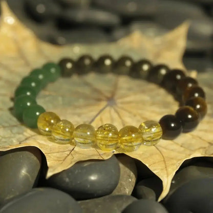 Natural Stone Beaded Bracelet with Gift Card – Meaningful Gift Set