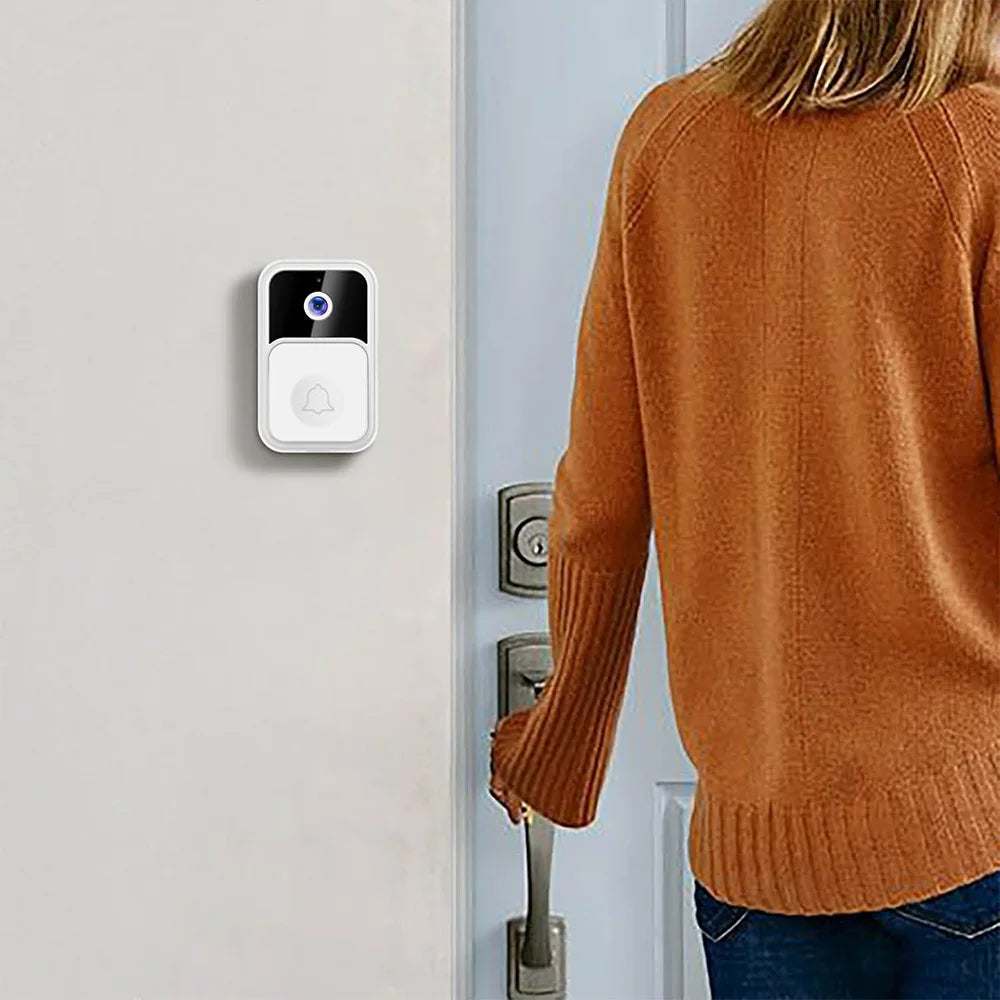 WiFi Video Doorbell Camera with Chime, Night Vision & Two-Way Intercom