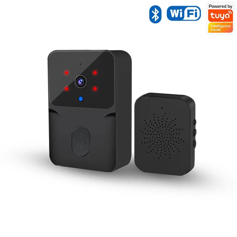 Tuya Smart WiFi Video Doorbell with HD Camera & Night Vision