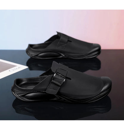 Men's Summer Sports Slippers - Anti-Slip Indoor Outdoor Sandals for Beach & Home