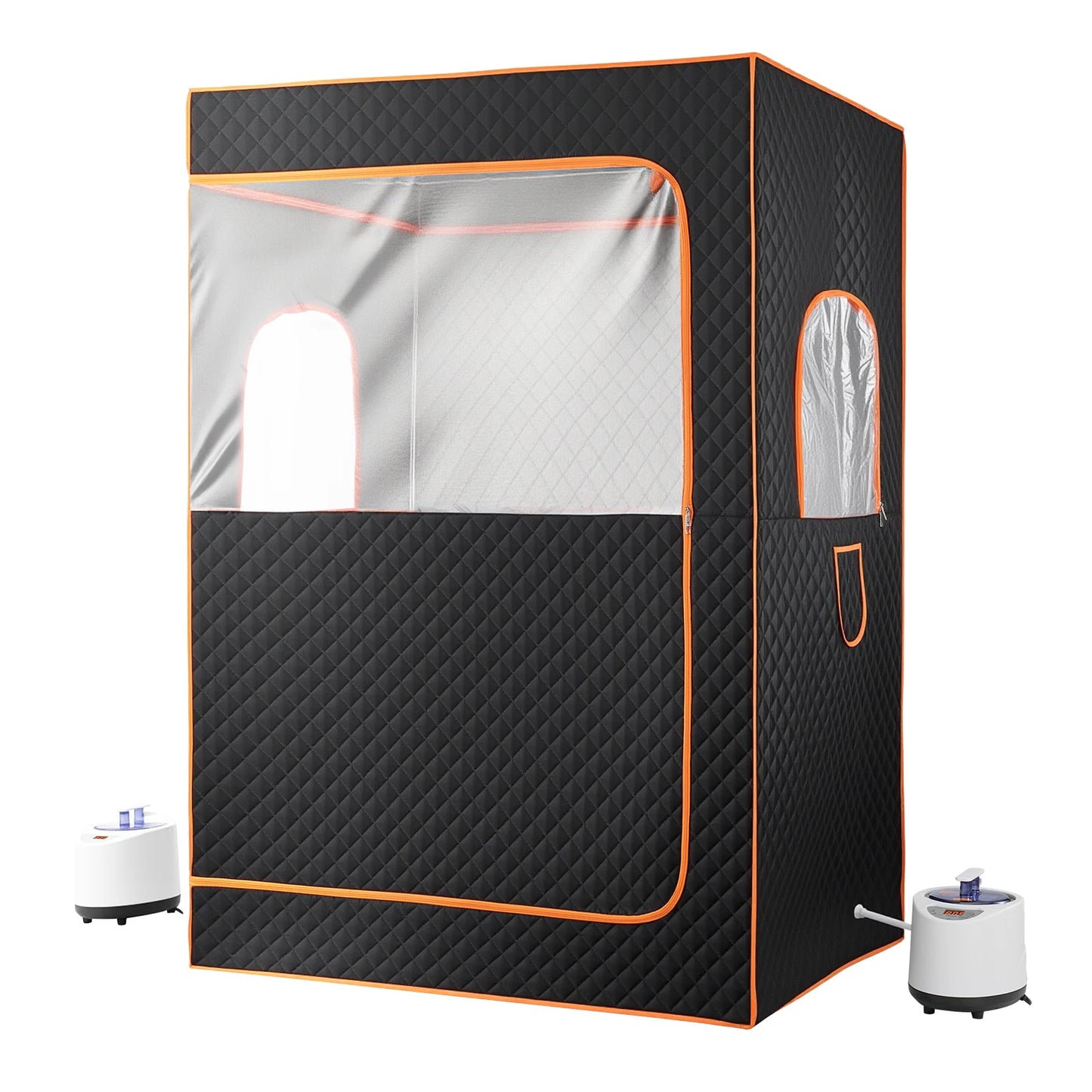 Upgraded 2-Person Portable Steam Sauna Tent – Heavy-Duty Stainless Steel Frame Home Spa