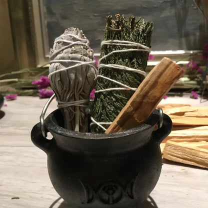 White Sage Bundle & Candle Set - California Smudge Stick Gift Set - Shello's Creative Boutique