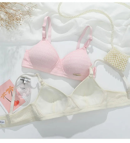 YSANSCA Women’s Seamless Sport Lingerie Set – Wire-Free Push-Up Bralette & Sexy Low Waist Panties