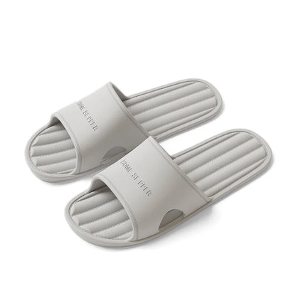 Men's Summer Indoor Slippers - Non-Slip Bathroom & Home Couple Slides with Soft Bottom - Shello's Creative Boutique