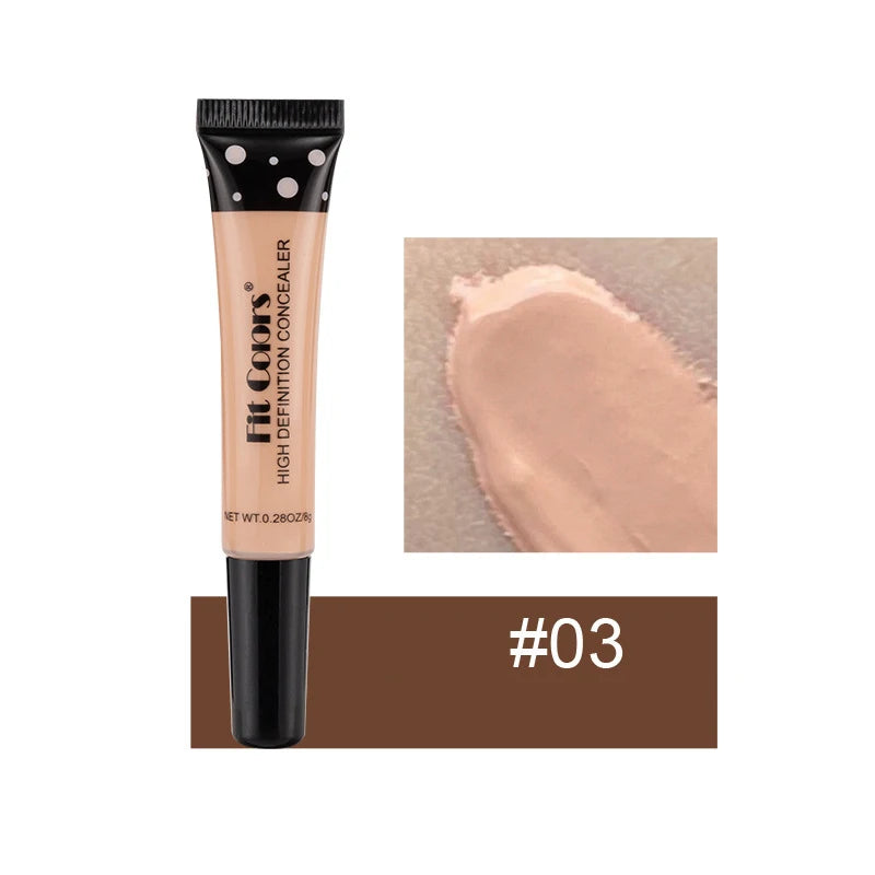 Nude Makeup Facial Foundation Waterproof Cover Blemish Base Fluid Concealer Oil Control Lasting Brighten Skin BB Cream Cosmetics - Shello's Creative Boutique