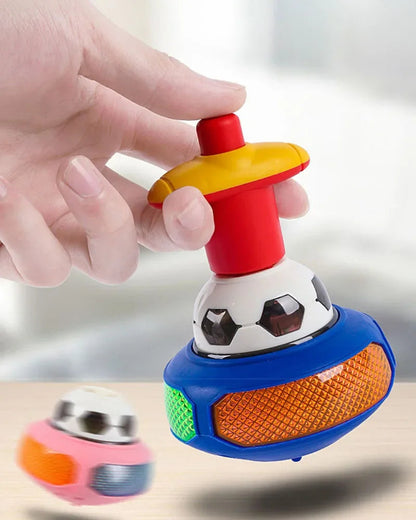 8cm Gyroscope Children Toys Music Luminous Magic Rotating Launch Cartoon Colorful Flashing Spinning Top Children Toys Shello's Creative Boutique