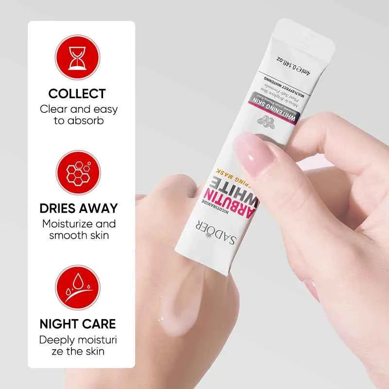 20pcs/box SADOER Sleeping Facial Masks Face Moisturizing Hydrating Anti-aging Whitening Anti Wrinkles Face Mask Facial Skin Care