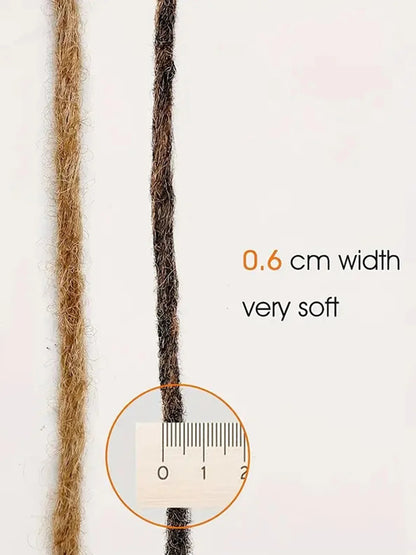 24" Straight Dreadlock Clip-In Extensions - 10 Strands Synthetic Hair - Shello's Creative Boutique