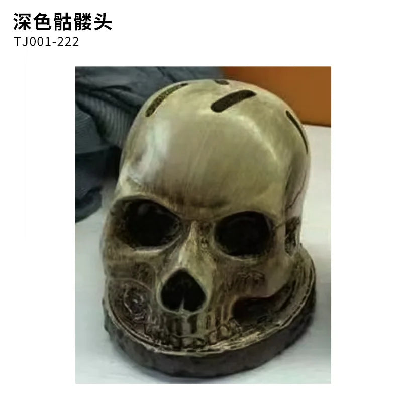 Skull Knife Holder Stand – Gothic Kitchen Knife Rack for Halloween & Home Décor