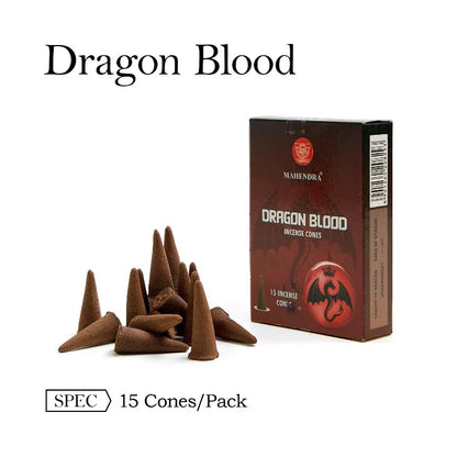 Sandalwood Tower Incense Cones - 15 Handmade Natural Cones