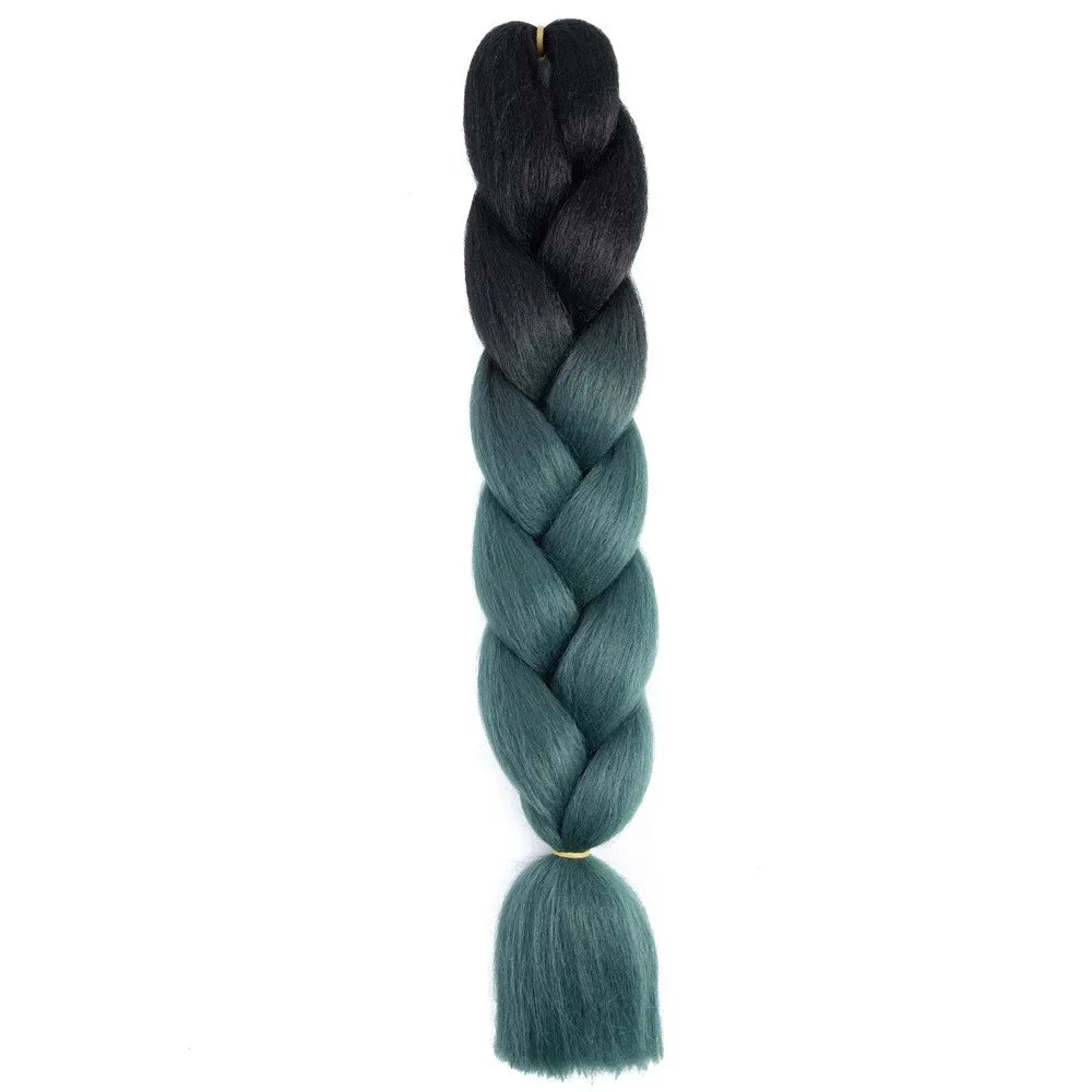 Jumbo Braiding Hair - Pre-Stretched Red White Blue Patriotic Twist Braids - Shello's Creative Boutique