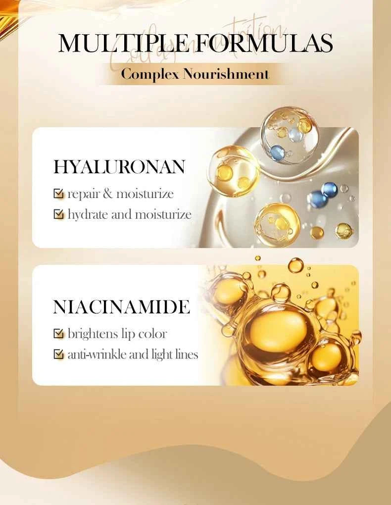 1/2/3pcs SADOER Collagen Lip Balm Moisturizing Anti Wrinkles Anti-aging Nourishing Hydrating Lipstick Lips Skin Care Products