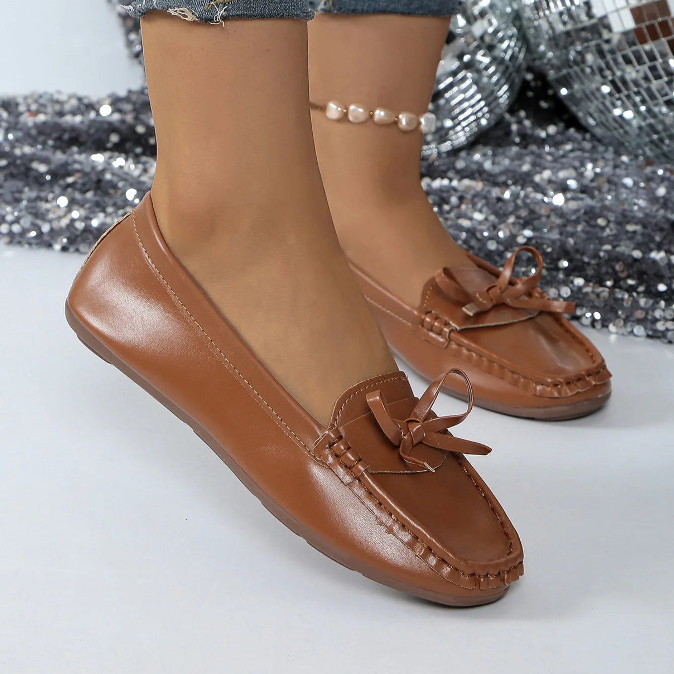Ballet Flats - Classic Round Toe Loafers for Women - Shello's Creative Boutique