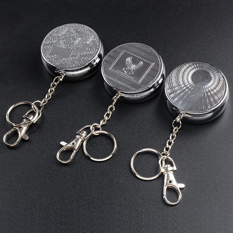 Mini Portable Stainless Steel Ashtray With Lid – Pocket & Car Ashtray for Travel