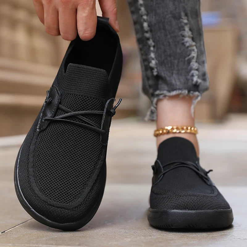 Women's Wide Footed Barefoot Sneakers - Minimalist Mesh Zero Drop Shoes - Shello's Creative Boutique