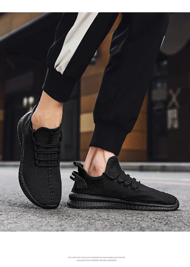 Non-Slip Breathable Trainers - Unisex Weave Knit Outdoor Sports Shoes for Running & Hiking - Shello's Creative Boutique